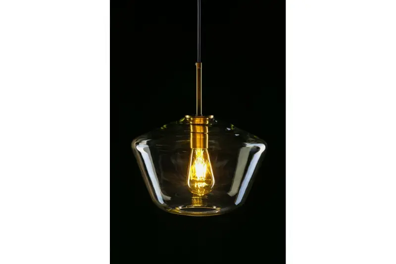 Decor Lime 339 mm high modern amber pendant light 7924