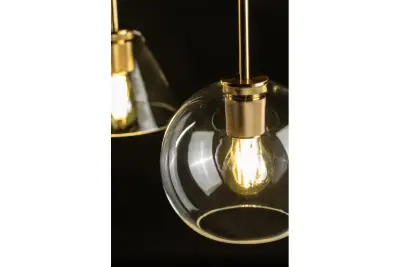 Decor Giglas pallomuotoinen lasinen riippuvalaisin 8013