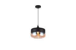 Decor Lender moderni riippuvalaisin metallista ja lasista leveys 250 mm 8433