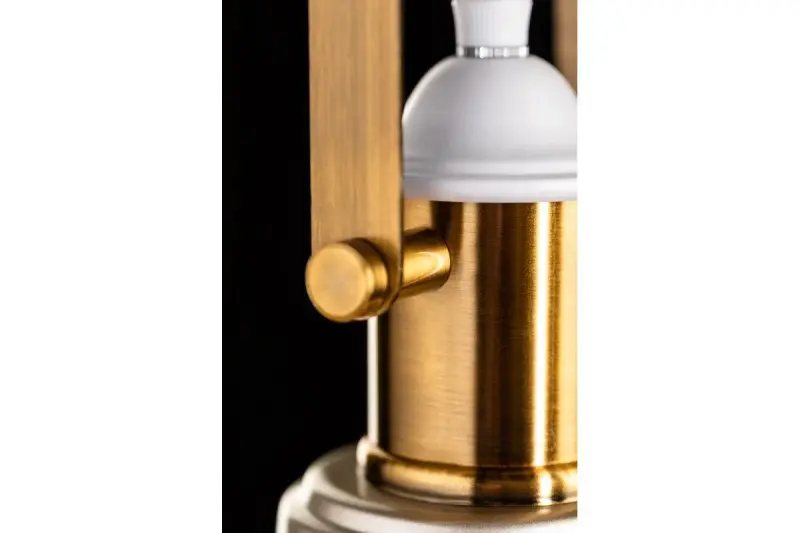 Decor Zenit pendant lamp with grey metal dome and metallic finish 4895