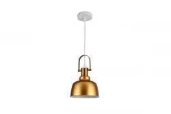 Decor Zenit metallinen kupolinmuotoinen kultainen riippuvalaisin metallipinnoitteella 4925