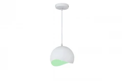 Decor Mavia pyöreä valkoinen ja vihreä riippuvalaisin 0917
