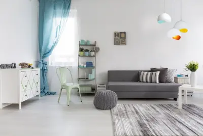 Decor Mavia pyöreä valkoinen ja vihreä riippuvalaisin 0917