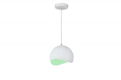 Decor Mavia pyöreä valkoinen ja vihreä riippuvalaisin 0917