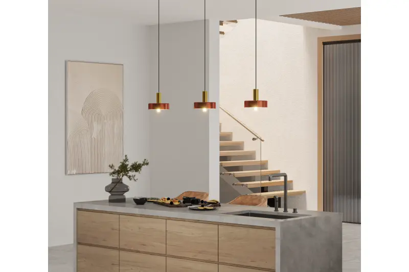 Decor Selvia kattovalaisin kuparia, messinkiviimeistely, halkaisija 20 cm 3222