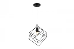 Decor Rosa musta geometrinen riippuvalaisin, joka koostuu kahdesta mustasta kuutiosta 3437.