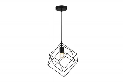 Decor Rosa musta geometrinen riippuvalaisin, joka koostuu kahdesta mustasta kuutiosta 3437.