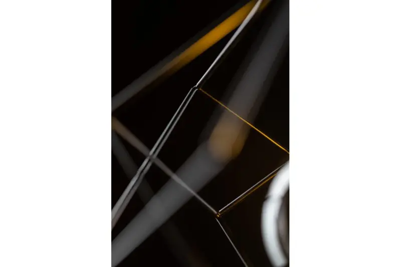 Decor Rosa geometric black pendant lamp composed of 2 black cubes 3437