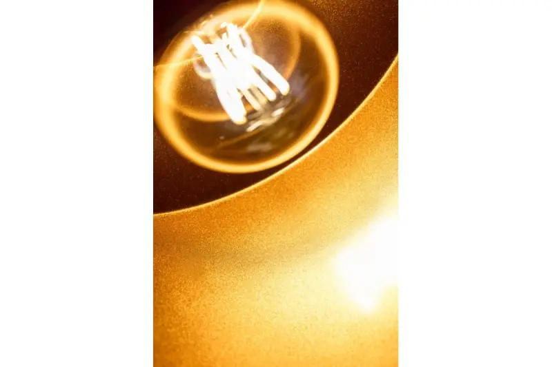 Decor Goa black pendant lamp with decorative gold frame 3512