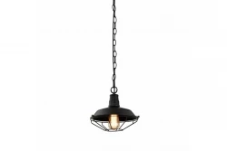 Decor Lars musta riippuvalaisin, jossa teollinen musta ritilä, halkaisija 26 cm 2233