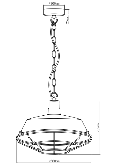 Decor Lars zwarte hanglamp met industrieel zwart rooster doorsnee 36 cm 2295 vertaalt naar het Fins als:

"Decor Lars musta riippuvalaisin teollisella mustalla ritilällä, halkaisija 36 cm, 22 - Productafbeelding 3