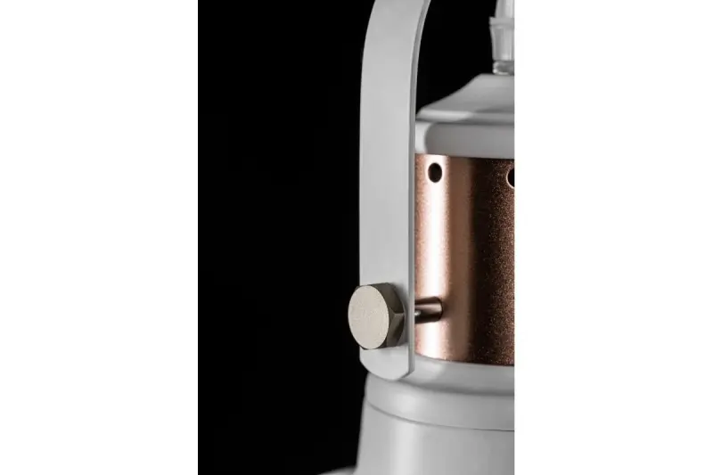 Decor Noor elegant white pendant lamp with copper element 6934