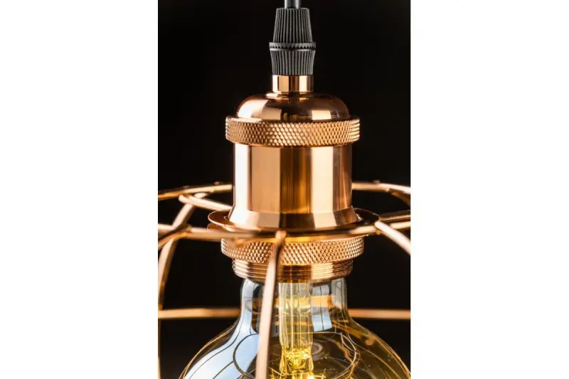 Decor Viela wire copper spherical pendant lamp, diameter 27.5 cm 7047