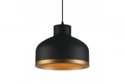 Decore Goldi musta kullanvärinen moderni riippuvalaisin halkaisija 30 cm 4090