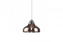 Decor Marite klassinen riippuvalaisin, ruskeasävyinen lasi, halkaisija 26 cm 7108