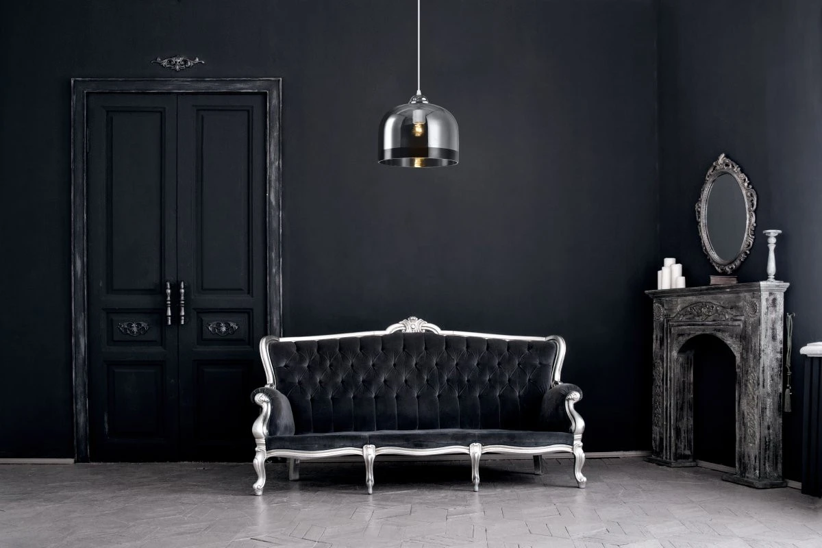 Decor Lati sylinterimäinen musta riippuvalaisin lasia halkaisija 23,5 cm 7122 - Productafbeelding 3
