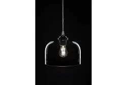 Decor Lati sylinterimäinen musta riippuvalaisin lasia halkaisija 23,5 cm 7122