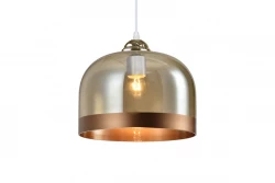 Decore Lati sylinterimäinen meripihkanvärinen riippuvalaisin lasi halkaisija 23,5 cm 7146