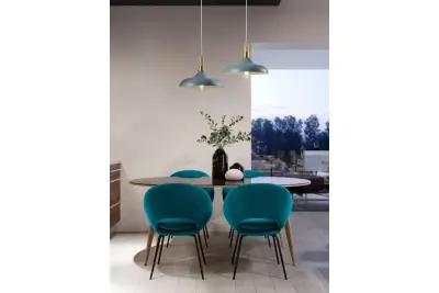 Decor Skandi moderni sininen riippuvalaisin 35 cm halkaisija 7429