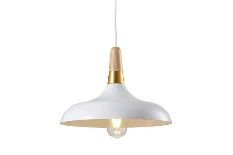 Decor Skandi modern white pendant lamp diameter 35 cm 7504
