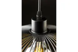 Decoreer Reto vintage zwarte draad hanglamp met een diameter van 40 cm 4137.
