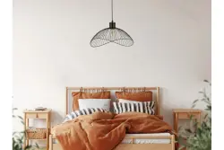 Deco Reto vintage musta lankariippuvalaisin, halkaisija 50 cm, 4151