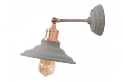 Decor Loret säädettävä harmaa seinävalaisin, halkaisija 20 cm, 7826