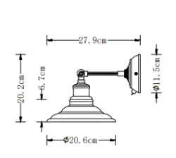 Decor Loret verstelbare grijze wandlamp met schakelaar 20 cm doorsnee 8229

---

Decor Loret säädettävä harmaa seinävalaisin kytkimellä, halkaisija 20 cm, 8229