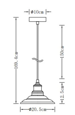 Decor Loret tijdloze zwarte hanglamp 20,5 cm doorsnee 8731

Decor Loret ajaton musta riippuvalaisin 20,5 cm halkaisija 8731