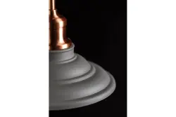 Decor Loret ajaton harmaa riippuvalaisin 20,5 cm halkaisija 8854