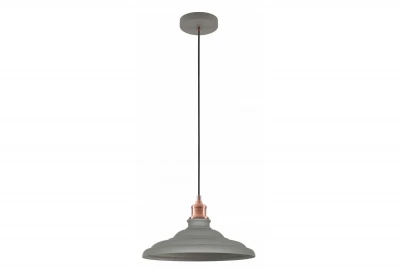 Decoreer Loret tijdloze grijze hanglamp 34,8 cm doorsnee 9790