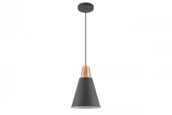 Decor Gianni tyylikäs musta kuparinen riippuvalaisin, halkaisija 22 cm, 9974