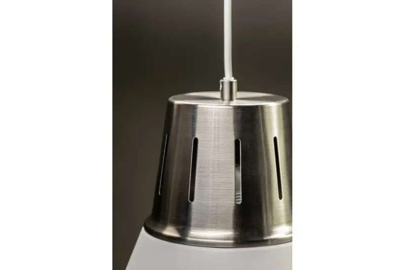 Decor Gianni stylish white pendant lamp 22 cm diameter 8075