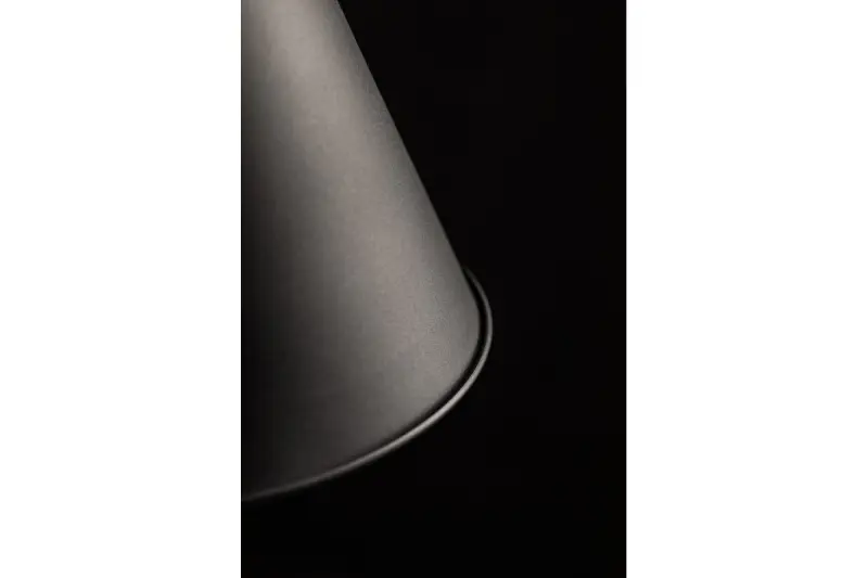 Decor Gianni stylish all-black pendant lamp 32 cm diameter 8136