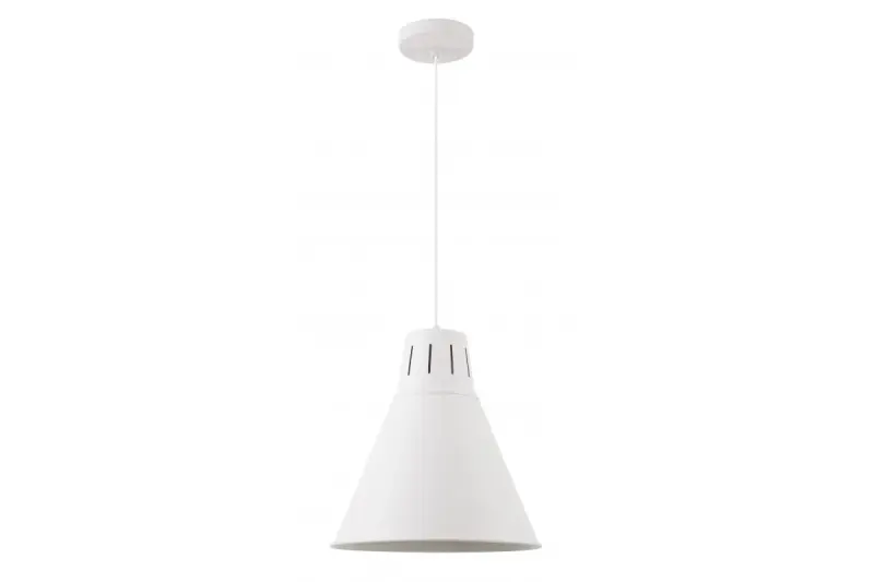 Decor Gianni stylish all-white pendant lamp 32 cm diameter 8112