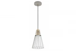 Decor Kaliope tyylikäs harmaa lankariippuvalaisin 18 cm halkaisija 8143
