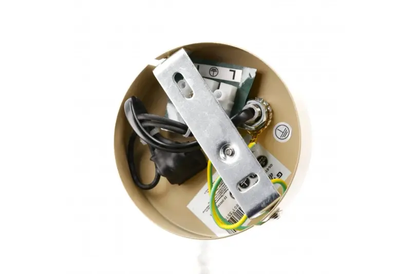 Decor Etore beige wall lamp with metal arm 11 cm diameter 1907