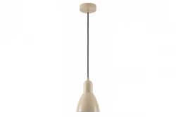 Decor Etore beige riippuvalaisin mustalla johdolla 2089