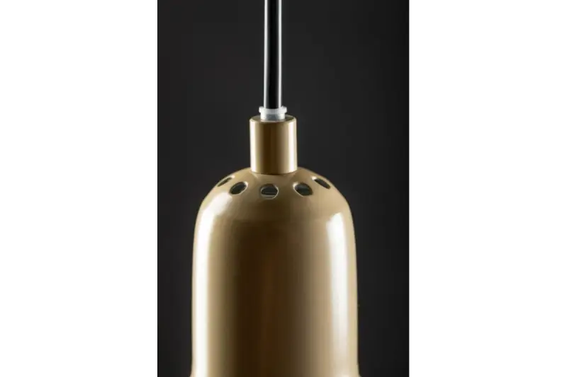 Decor Etore beige pendant lamp with black cable 2089