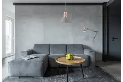 Decore Artemia harmaa riippuvalaisin teollisella viimeistelyllä, halkaisija 34,5 cm, 2447
