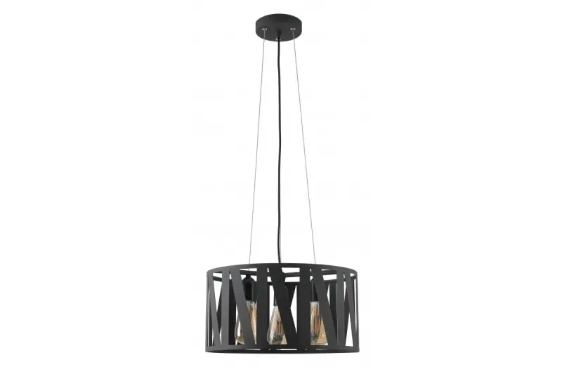 Decor Melody black pendant lamp with max. 3 light sources, diameter 39,5 cm 2638