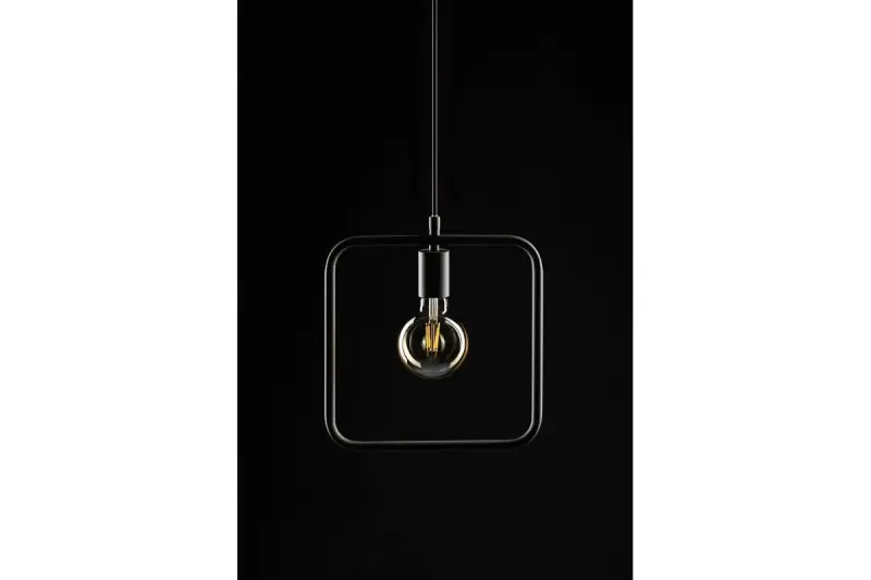 Decor Lija grey single pendant lamp square 2836