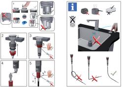 Franke afvoeraccessoire voor spoelbakken met geïntegreerde afvoer (turbo) met automatische lediging en roestvrijstalen drukknop 1208957709