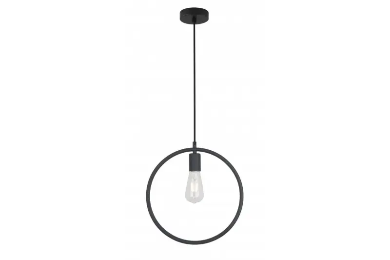 Decor Fija black round single pendant lamp 2805