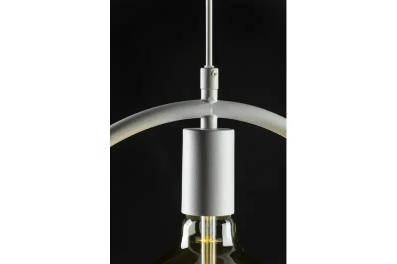 Decor Fija valkoinen pyöreä yksipisteinen riippuvalaisin 2898