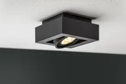 Decor Loid funktionaalinen musta 1-piste kattovalaisin yhdellä valonlähteellä 4687