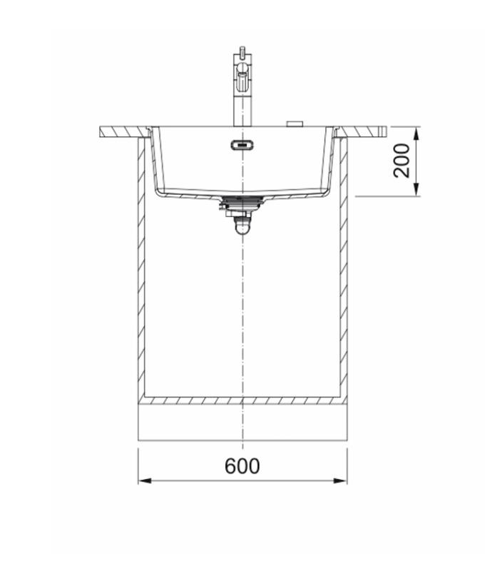 Franke Maris MRG 110-52 Fragranite polar white sink undermount 