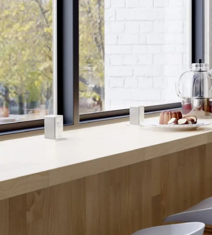 Indux Push extendable white side earthing socket with 1xUSB A and 1xUSB C with stainless steel cover 1208957931