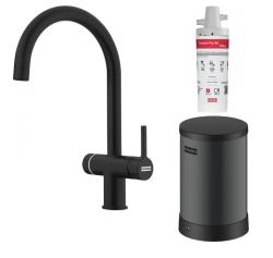 Franke Maris waterhub 4L boiler 3-1 kosketuselektronisella kuumavesihanalla mattamusta, jossa on ohitusventtiili 1208957950