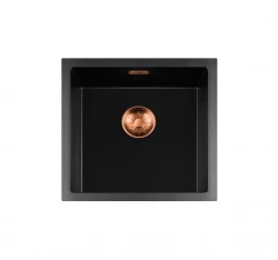 Lorreine BQ sarjan pesuallas 45x45cm musta kuparitulppa 40BQ-T-COPPER